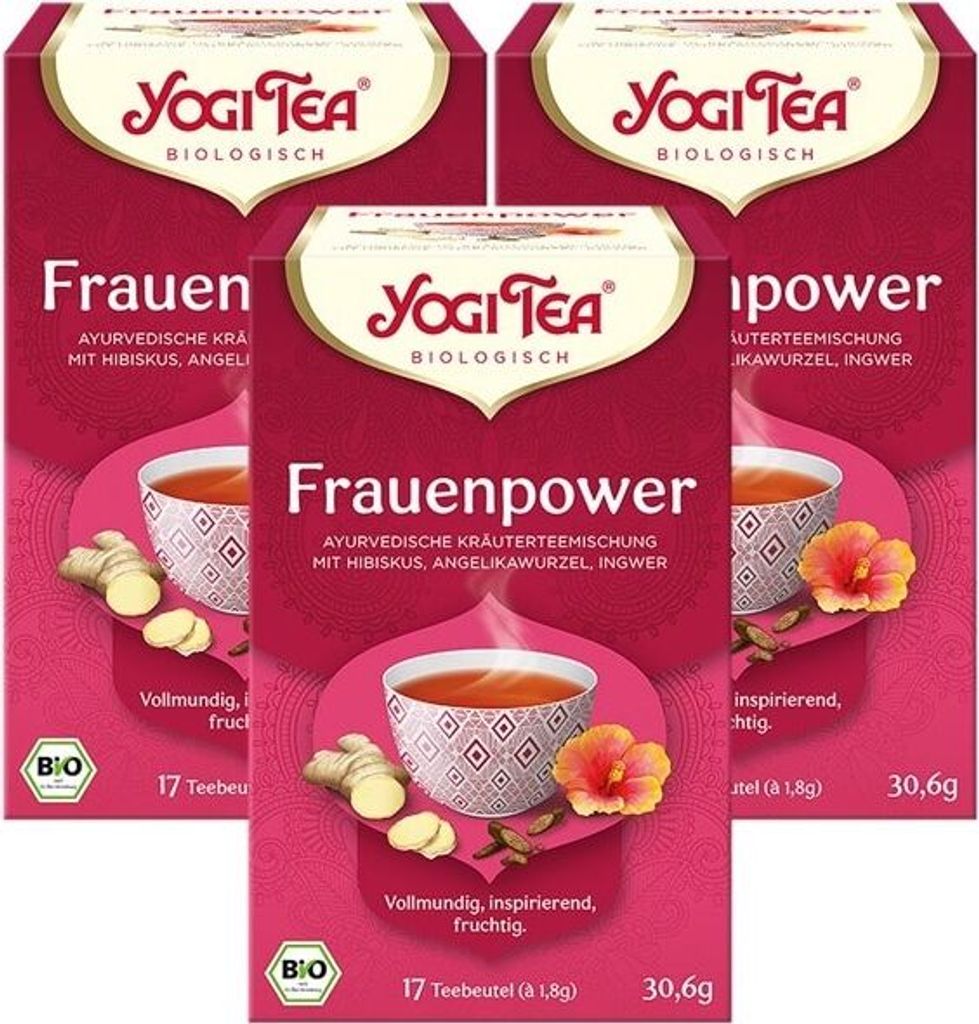 3 x  YOGI TEA Frauenpower | 3 x 30,6g Produktbild 