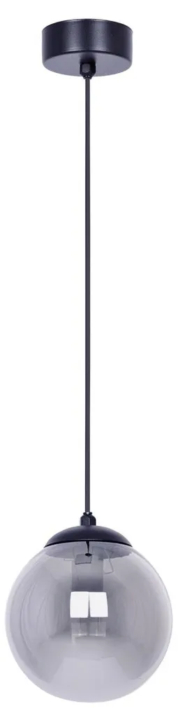 Luminaire Suspension Moderne en Métal Noir - Lampe de Plafond GAMMA Kaja