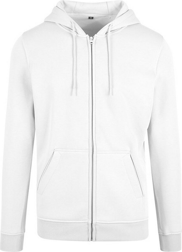 Build Your Brand Herren Heavy Kapuzenjacke RW5680 (L) (Weiß)