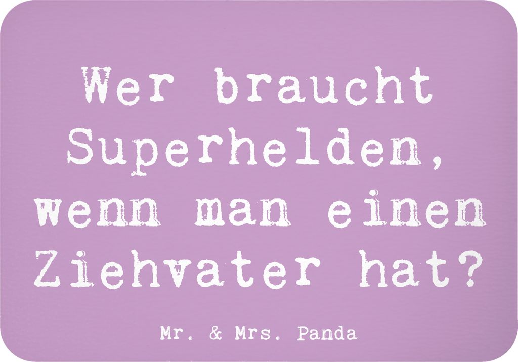 Mr. & Mrs. Panda magnet Spruch Ziehvater Held - Lavendeltraum - Geschenk, Geburtstage, handgemacht, Inspiration, zettelhalter, Kühlschrankmagnet, ...