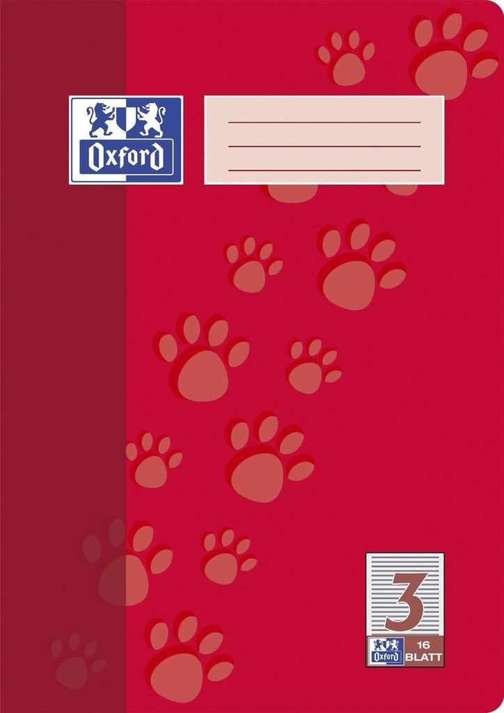 Oxford 100050402, Červená, A4, 90 g/m² Obrázek produktu 