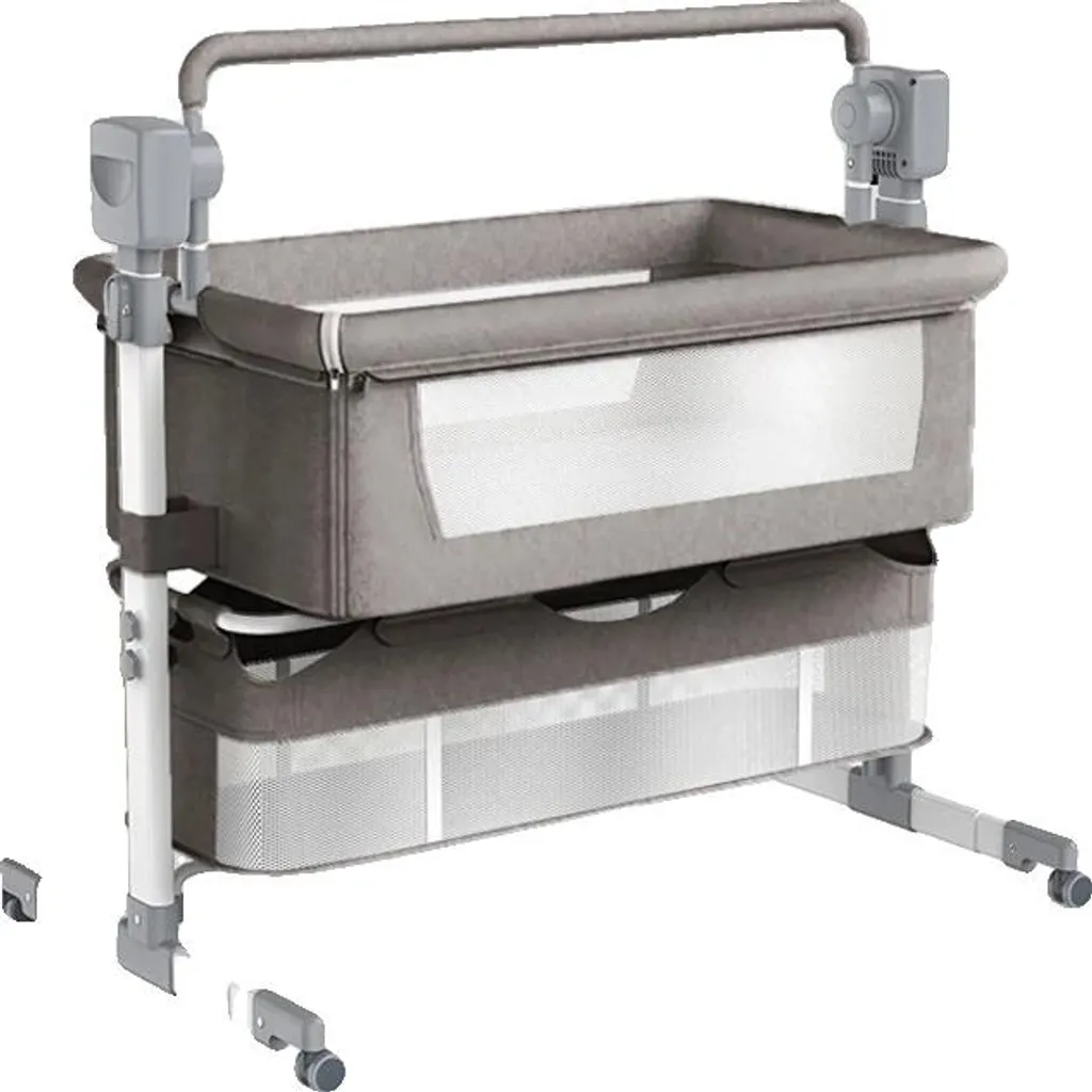 Lit d'appoint bébé pour voyage et maison avec fonction bascule douce