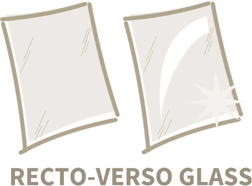 Deknudt S350A1 Recto Verso Cadre photo verre 40x50 cm