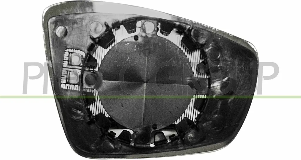Miroir de Rétroviseur Extérieur Gauche pour VW Polo 6R 6C Prasco VG0237514