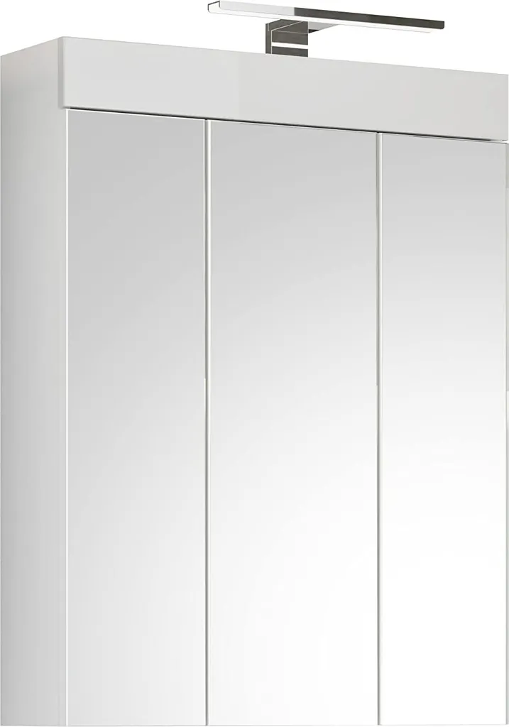 Meuble sous-lavabo bois blanc pour cacher les tuyaux et ranger 79x60cm