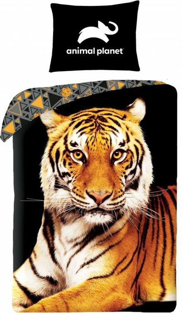 HALANTEX Bettwäsche Animal Planet Tiger Baumwolle, 140/200, Produktbild 