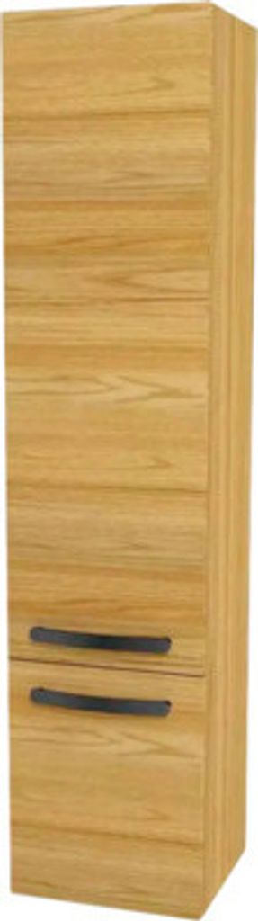 Hängehochschrank mit 2 Türen Devo Vena 2.0 rechts BxHxT 35x150x33 cm kitami mountain Griff schwarz