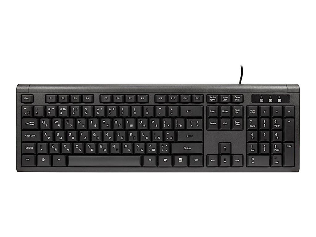 Inter-Tech Tas KM-3149R Tastatur+Maus QWERTY dt/kyril. Produktbild 