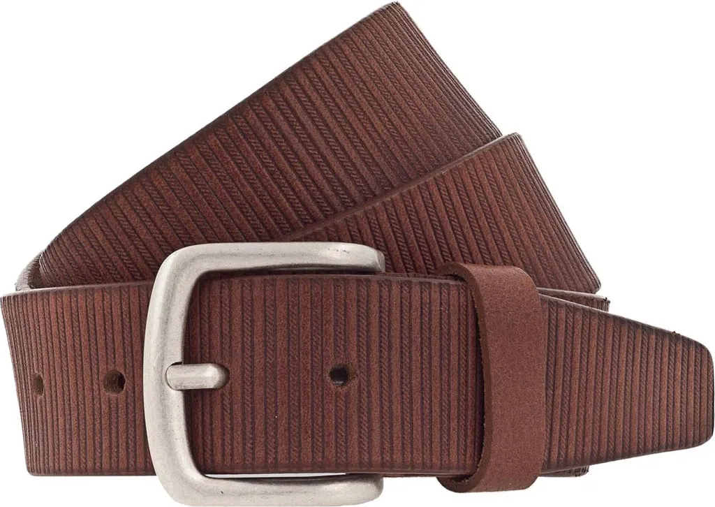 Vanzetti Cintura Pelle Robusta 40mm Cognac W110 - Resistenza Tedesca