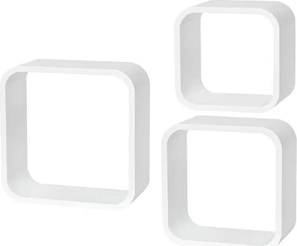 Dolle Wandregal Cube, 3er-Set, bis 350 x 350 x 145 mm Produktbild 