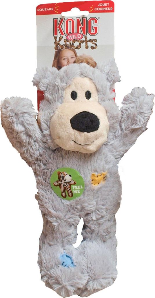 Hond Wild Knots Beer medium/large Kong Gebr. de Boon Productafbeelding 