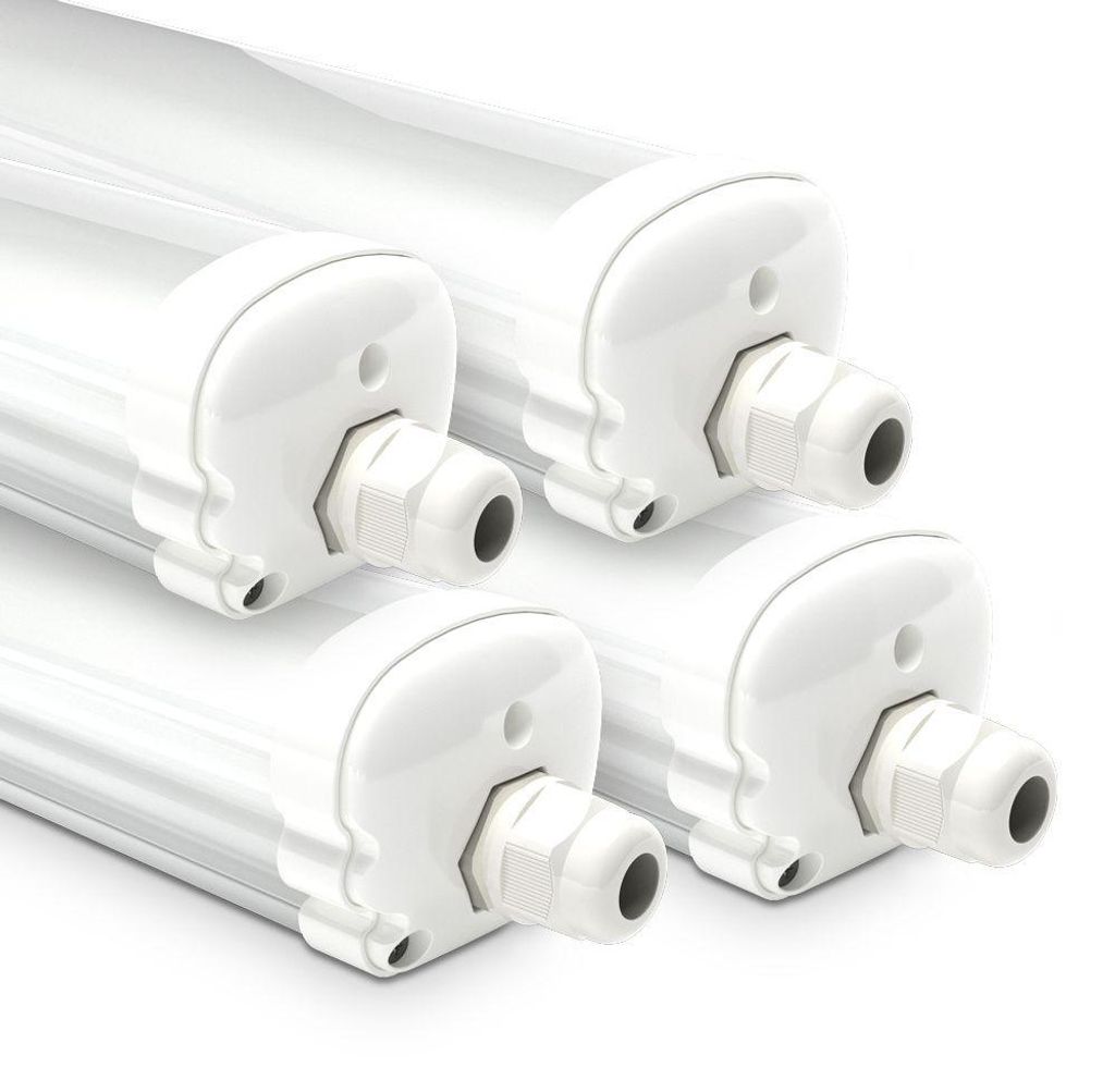hoftronic LED Feuchtraumleuchte 150cm 48W 5760lm IP65 4000K Produktbild 