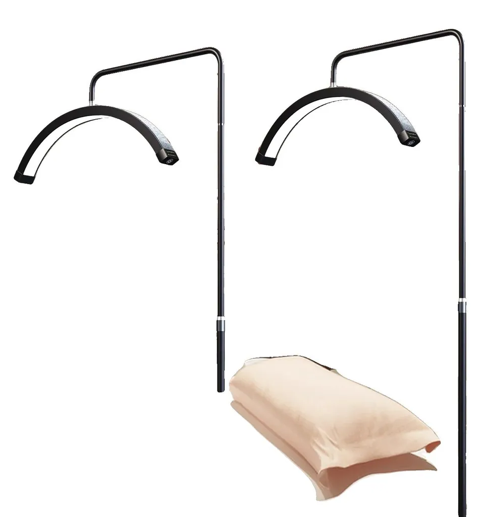 Lampe de Table Croissant de Lune pour Vidéo et Maquillage Blanc Expert