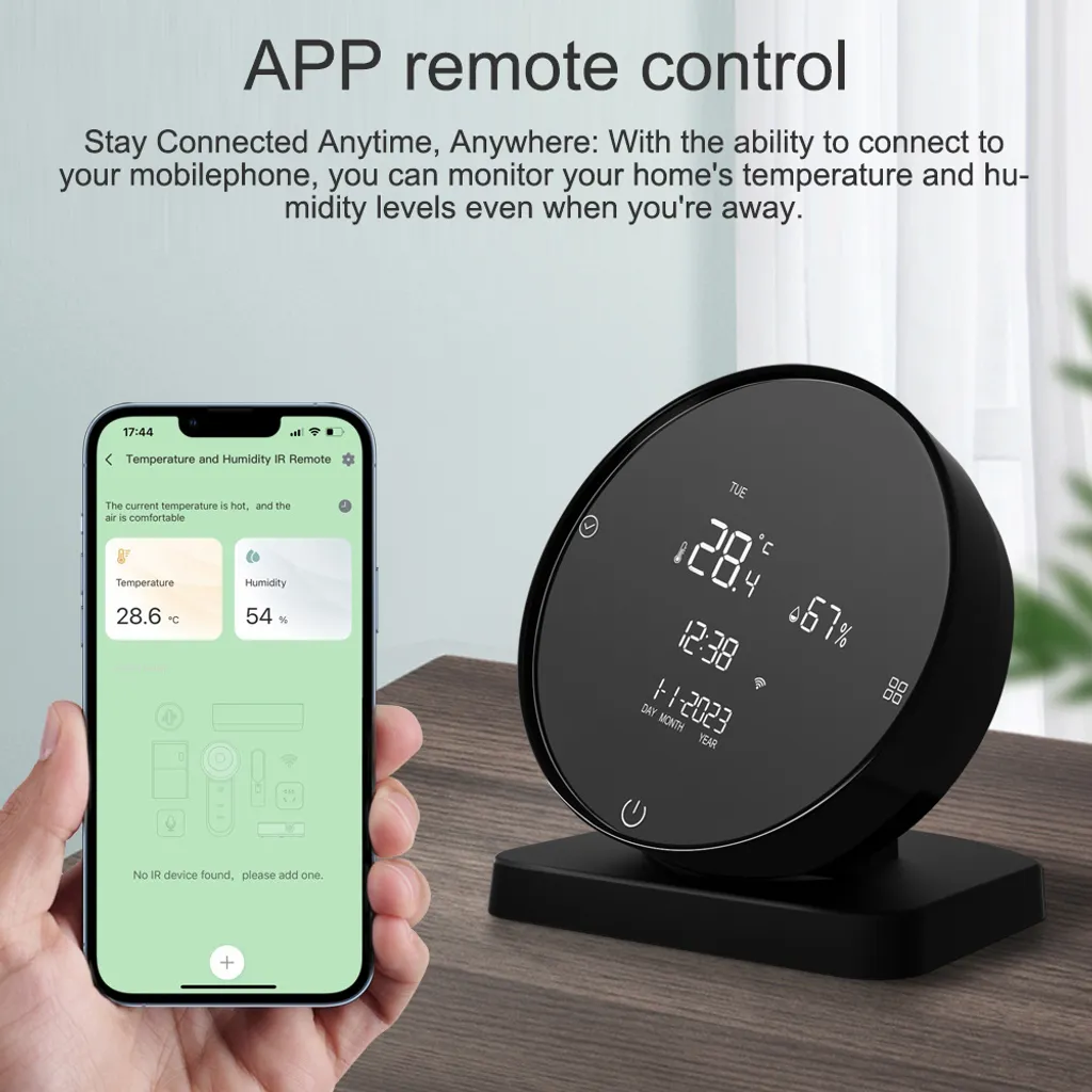 Contrôlez l'Humidité de votre Maison avec ce Capteur WiFi Tuya LCD et IR