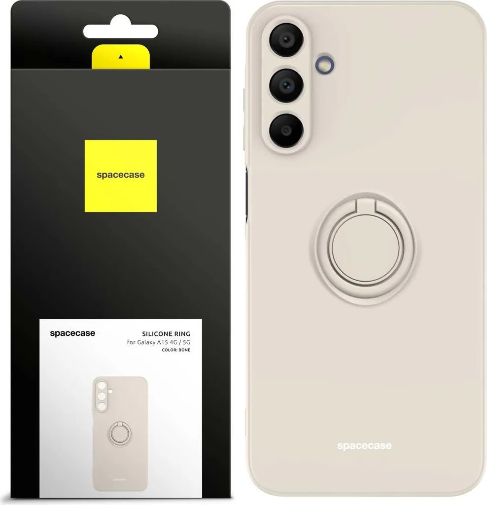 Custodia Samsung Galaxy A15 Silicone Beige SPACECASE | Miglior Prezzo