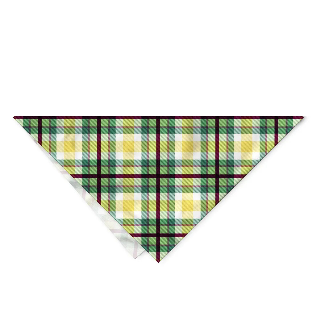 Bandana Pet Tartan ABAKUHAUS 40x40 - Accessorio Fashion Cani e Gatti - 2