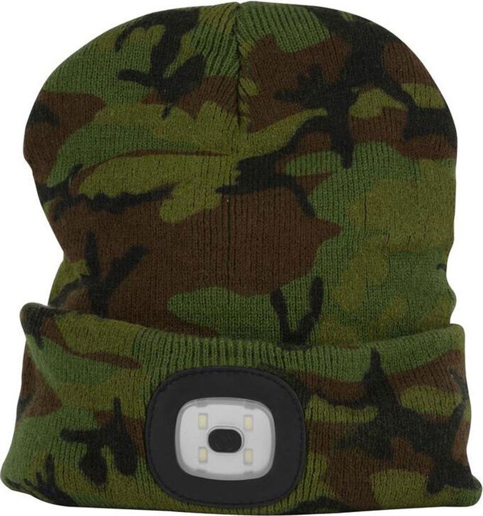 Mütze Strend Pro Albacore, Camouflage L, 4x SMD LED, USB-Ladefunktion