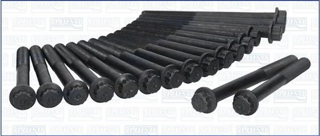 Vis à tête cylindrique Ajusa 81030500 Mitsubishi - Haute résistance 14 pcs