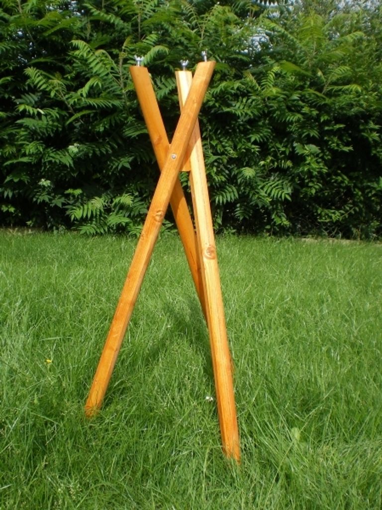 Vogelhausständer aus behandeltem Holz, 1,05 m hoch, Typ 1 Produktbild 
