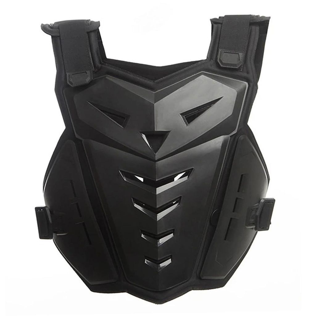 Protektorenweste für Männer, einstellbare Protektorenjacke mit Stoßdämpfer-Brustschutz, Motocross & Mountain Bike Off-Road Ausrüstung