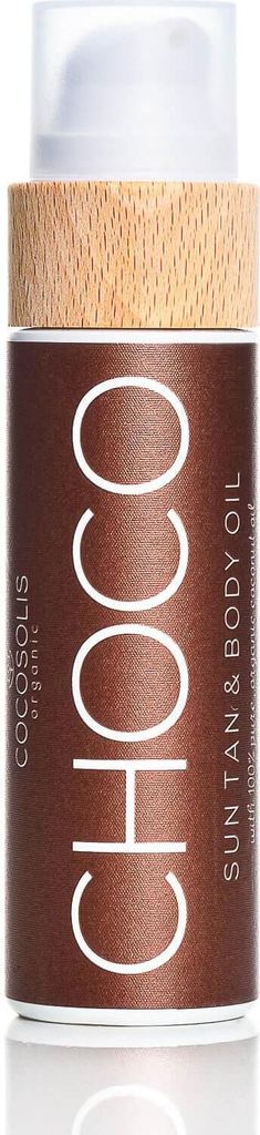 Cocosolis Choco Suntan Body Oil 110 ml Bronzage Organique Image du produit 