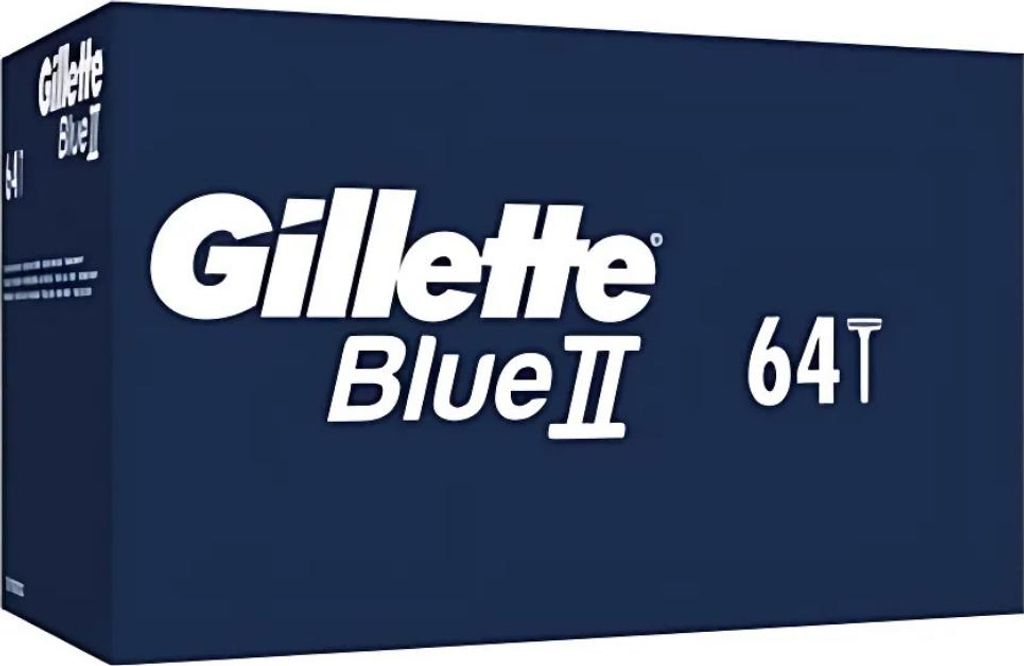 Gillette Blue 2 Einwegrasierer – langlebig und komfortabel – 64 Rasierklingen - 1 Stück