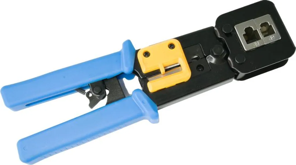 Pince de sertissage réseau 8p 6p 4p pour connecteurs traversants