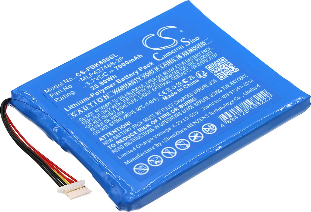 Ottimizzazione Batteria Fieldbook K80 / Rugline RT86 | MLP427488-2P TECHTEK