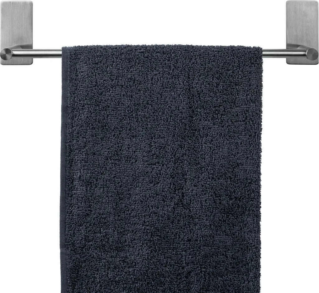 Porta Asciugamani Bagno Acciaio Inox 45cm QUVIO - Antiruggine e Solido
