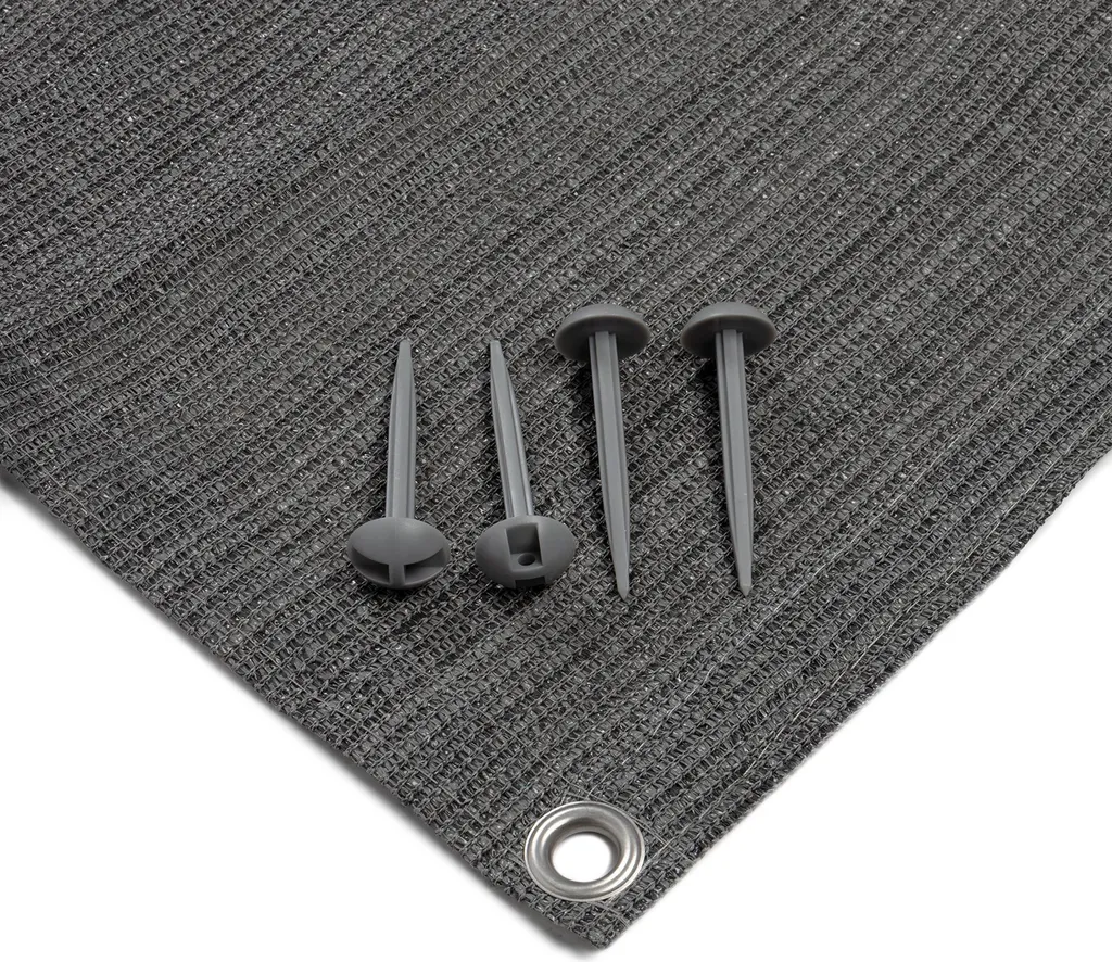 Tapis d'auvent 3x6 m HDPE 240g/m² : fini la boue et l'herbe humide au camping