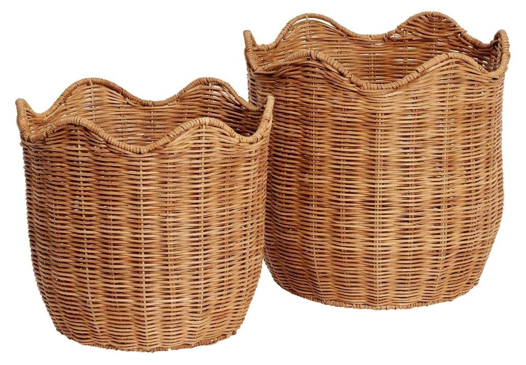 Korbset Lola in Naturbraun, 2-teilig, 35 cm