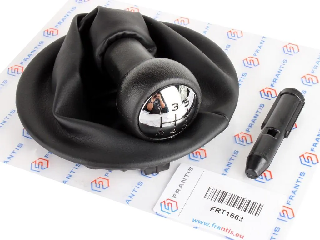 Levier de vitesses universel et joint de finition pour habitacle auto noir