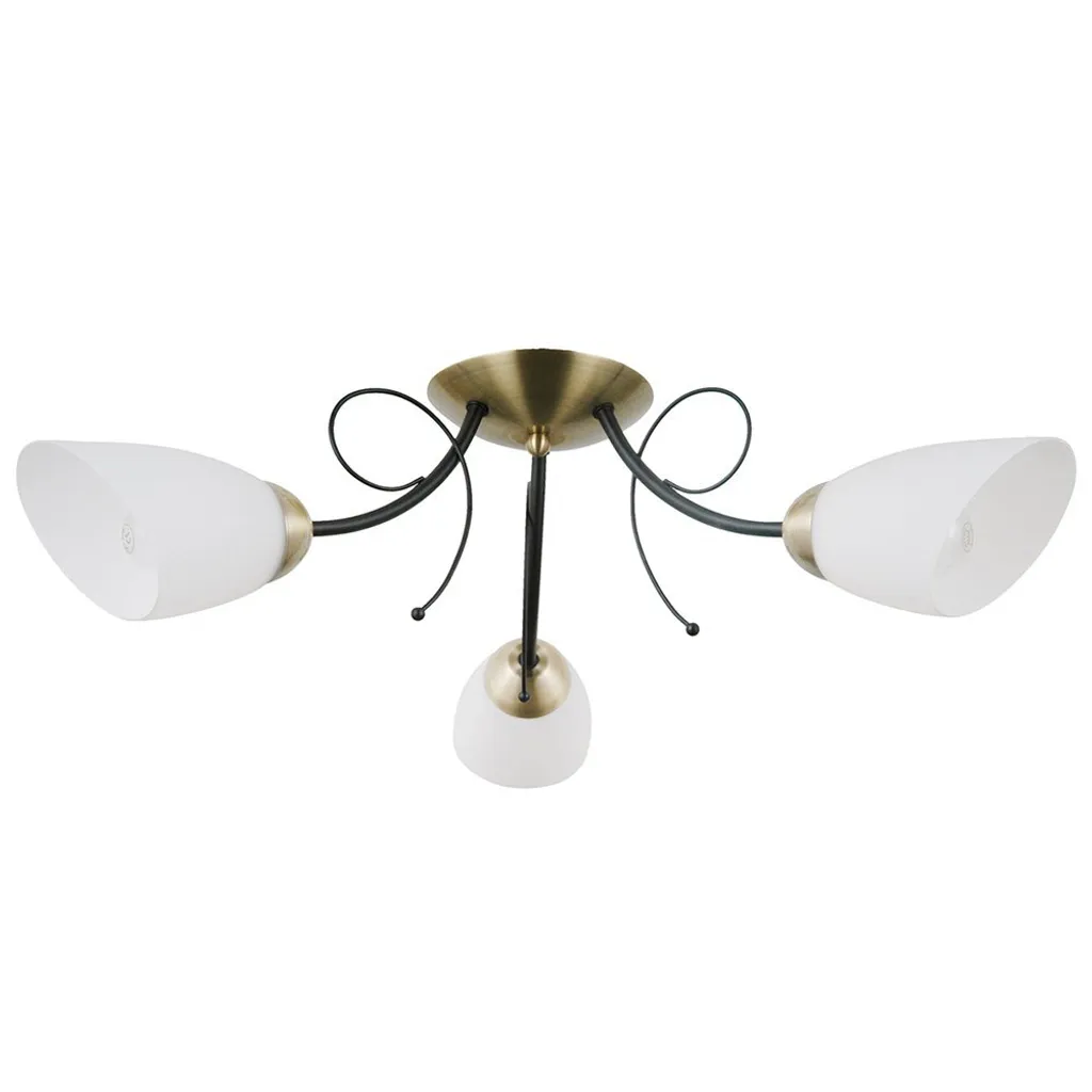 Lustre Plafonnier CRISTINA pour Table à Manger et Séjour Chic 3 Feux