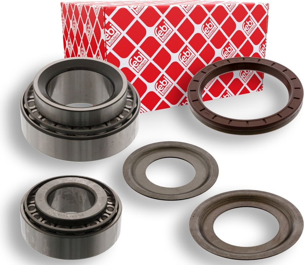 FEBI BILSTEIN Radlagersatz Vorne Links Vorne Rechts für MAN F2000 Kegelrollenlager 130mm 11345