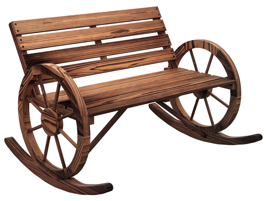 Garten-Schaukelbank. 2-Personen-Schaukel. mit radf?rmigen Armlehnen. fš¹r Balkon. Garten. Terrasse. carbonisiert.