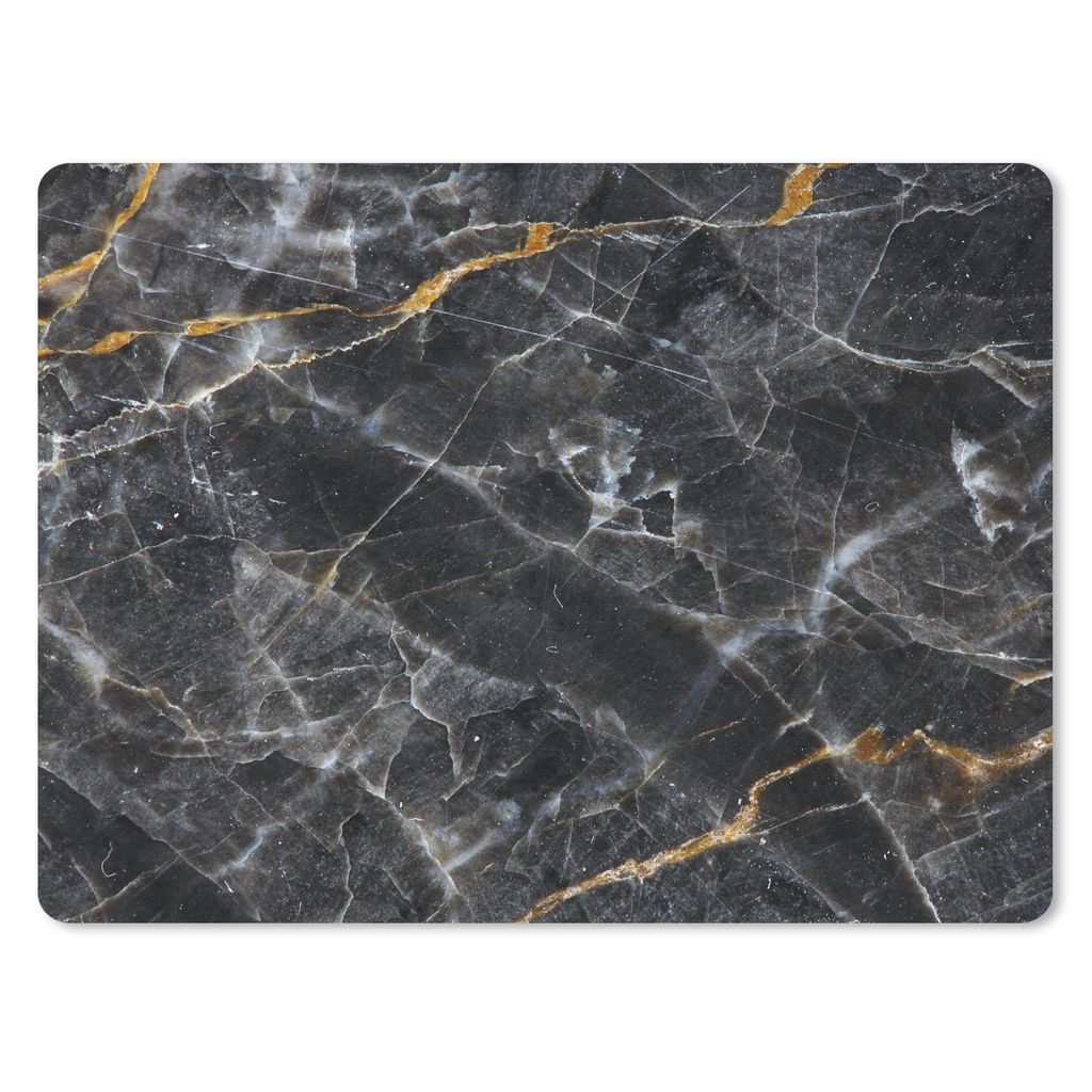 MuchoWow® Mauspad Mousepad Marmor - Limone - Muster 23x19 Produktbild 