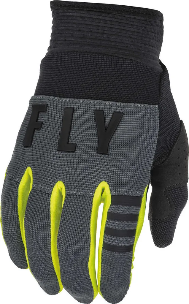Gants motocross enfant Fly Racing F-16 gants moto cross noir et jaune L