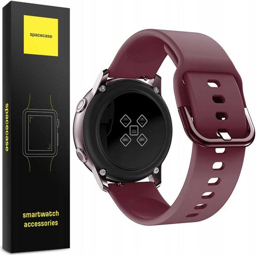 Siliconen band, 20 mm, donkerrood Productafbeelding 