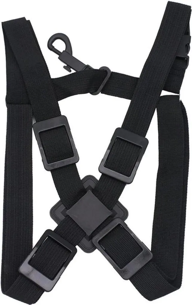 Sangle Saxophone Anti-Tension en Nylon Noir - Confort de Jeu Garanti