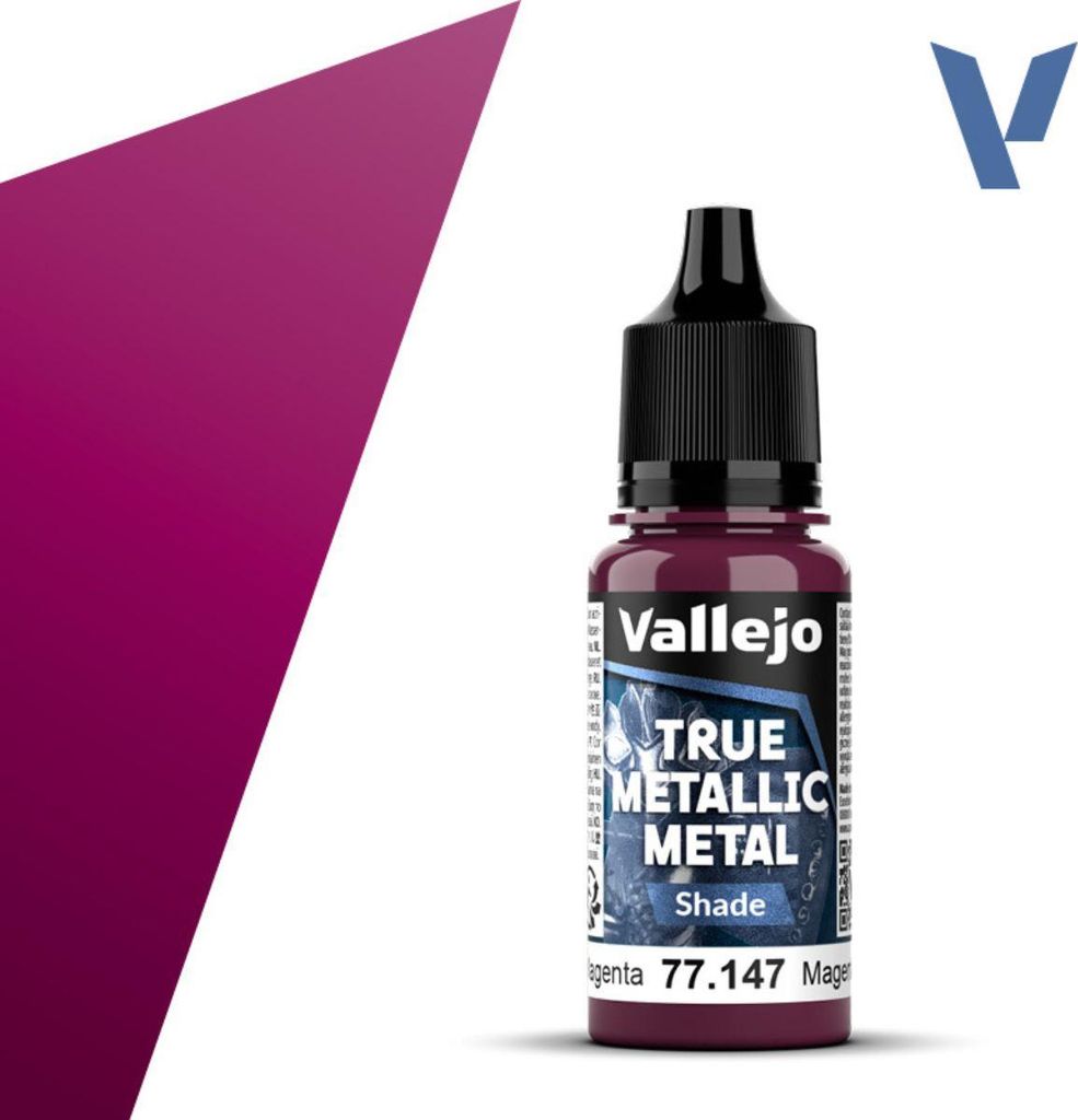 Vallejo Crimson Magenta 18 ml - True Metallic Metal Shade