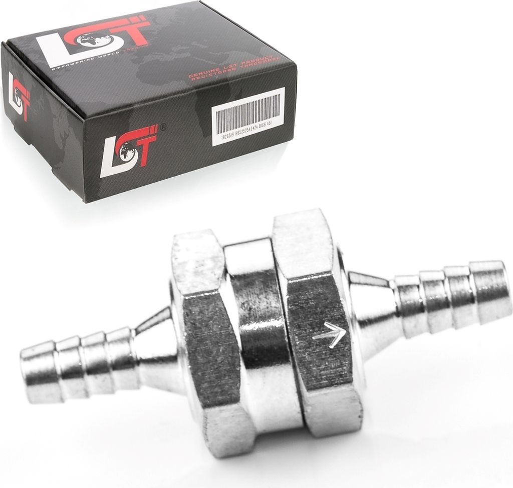 Außenbordmotor Handpumpe Kraftstoff Rückschlagventil gerade 6mm für Yacht Boot
