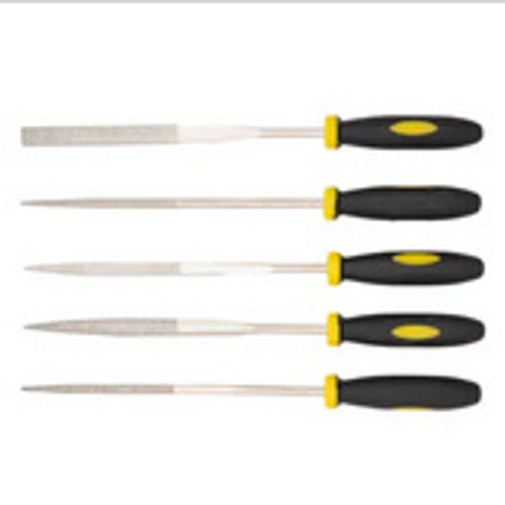 Produktbild von 5-teiliges Diamantfeilen-Set In Verschiedenen Formen – Perfekt Zum Schleifen, Polieren Und Feinschliff