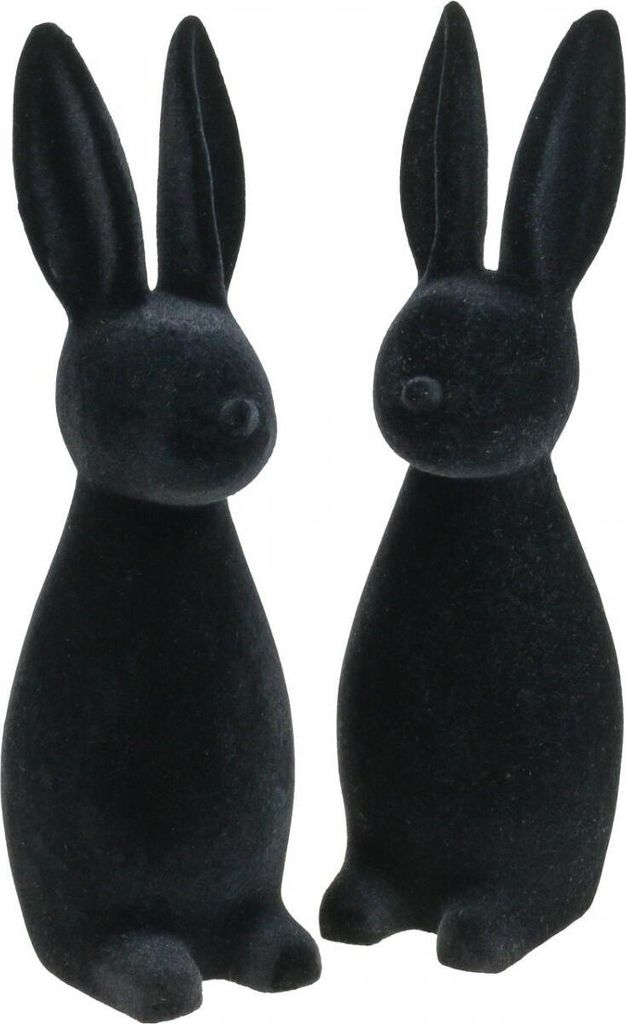 Dekofiguren Hasen für Frühling und Ostern, 2 Stück Produktbild 