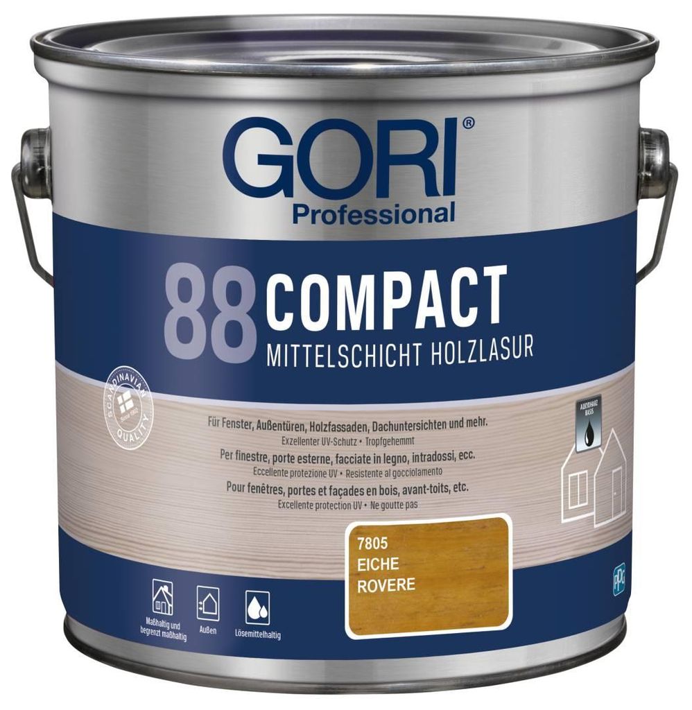 GORI Professional 88 COMPACT, Mittelschicht-Holzlasur, Produktbild 