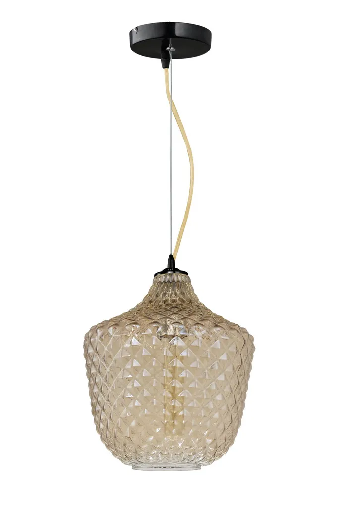 Suspension de plafond moderne ORLANDO noire style loft industriel E27