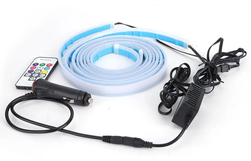 LED Portière Voiture 1,5m Anti-Collision et Éclairage Coloré Solo