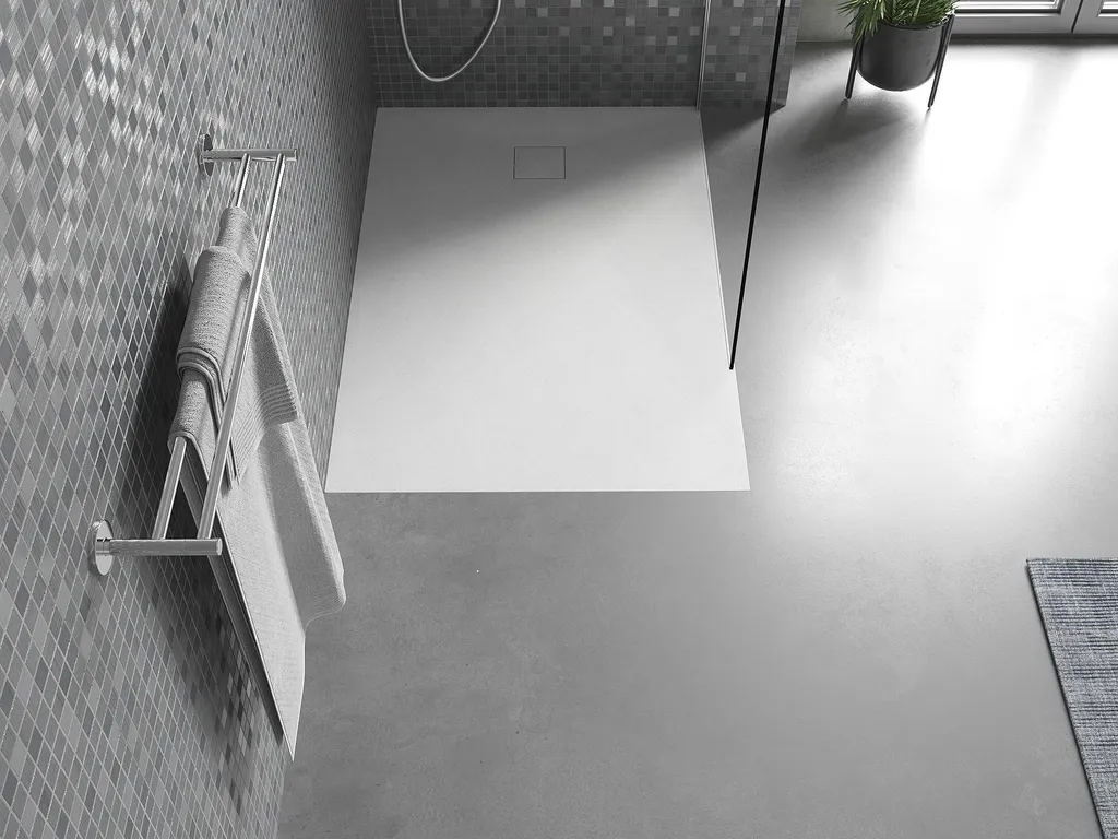 Piatto Doccia Sicuro Mexen Bert 100x80 Bianco SMC Antiscivolo - 3