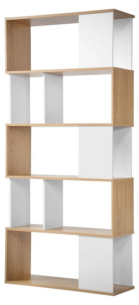 CALICOSY - BibliothèqueReproduction Blanc et Chêne - L80 x Image du produit 