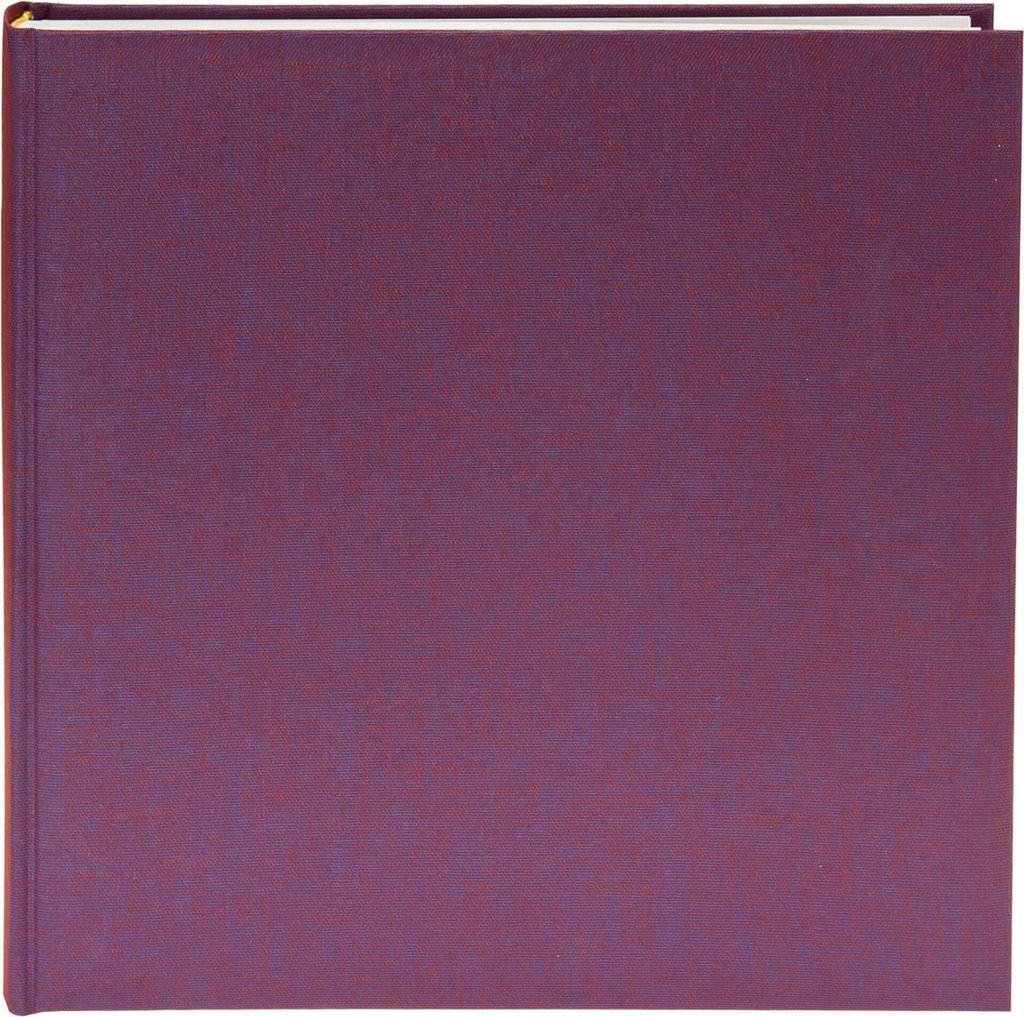 goldbuch 31807 Fotoalbum Summertime Trend, 30 x 31 cm, Fotobuch mit 100 weiße Seiten & Pergamin Trennblättern, Foto Album aus Leinen, Erinnerungs...