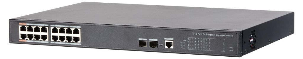 DAHUA DH-PFS4218-16GT-240 16-Port PoE Gigabit Managed Switch